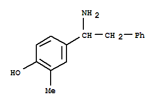 Phenol, 4-(1-amino-2-phenylethyl)-2-methyl-(9ci) Structure,807267-74-9Structure