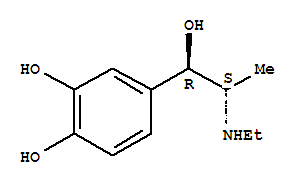 1,2-Benzenediol, 4-[(1r,2s)-2-(ethylamino)-1-hydroxypropyl]-(9ci) Structure,807278-51-9Structure