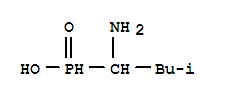 Phosphinic acid, p-(1-amino-3-methylbutyl)- Structure,80744-65-6Structure