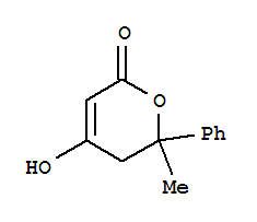 2H-pyran-2-one,5,6-dihydro-4-hydroxy-6-methyl-6-phenyl-(9ci) Structure,807609-60-5Structure