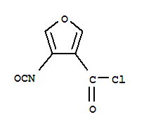 3-Furancarbonyl chloride, 4-isocyanato-(9ci) Structure,80761-37-1Structure