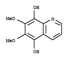 5,8-Quinolinediol, 6,7-dimethoxy-(4ci) Structure,807628-59-7Structure