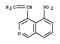 Isoquinoline, 4-ethenyl-5-nitro-(9ci) Structure,808125-51-1Structure