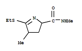 2H-pyrrole-2-carboxamide,5-(ethylthio)-3,4-dihydro-n,4-dimethyl-(9ci) Structure,808148-43-8Structure