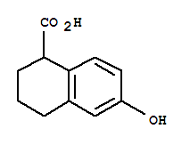 1-Naphthalenecarboxylic acid, 1,2,3,4-tetrahydro-6-hydroxy- Structure,80859-00-3Structure