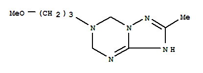 [1,2,4]Triazolo[1,5-a][1,3,5]triazine,1,5,6,7-tetrahydro-6-(3-methoxypropyl)-2-methyl-(9ci) Structure,810630-23-0Structure