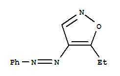 Isoxazole, 5-ethyl-4-(phenylazo)-(9ci) Structure,810672-69-6Structure