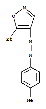 Isoxazole, 5-ethyl-4-[(4-methylphenyl)azo]-(9ci) Structure,810672-70-9Structure