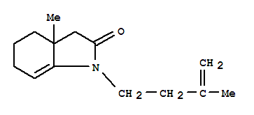 2H-indol-2-one,1,3,3a,4,5,6-hexahydro-3a-methyl-1-(3-methyl-3-butenyl)-(9ci) Structure,810681-58-4Structure