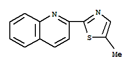 Quinoline, 2-(5-methyl-2-thiazolyl)- (4ci) Structure,810690-10-9Structure