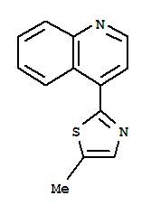 Quinoline, 4-(5-methyl-2-thiazolyl)- (4ci) Structure,810690-48-3Structure