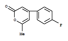 2H-pyran-2-one,4-(4-fluorophenyl)-6-methyl-(9ci) Structure,811862-80-3Structure