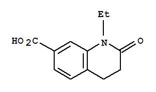 7-Quinolinecarboxylicacid,1-ethyl-1,2,3,4-tetrahydro-2-oxo-(9ci) Structure,813425-19-3Structure