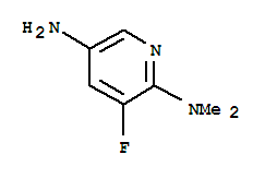 2,5-Pyridinediamine, 3-fluoro-n2,n2-dimethyl- Structure,813425-34-2Structure