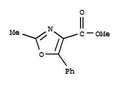 4-Oxazolecarboxylicacid,2-methyl-5-phenyl-,methylester(9ci) Structure,815575-47-4Structure