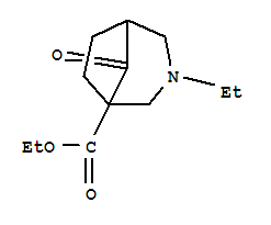 3-Azabicyclo[3.2.1]octane-1-carboxylicacid,3-ethyl-8-oxo-,ethylester(9ci) Structure,815610-30-1Structure