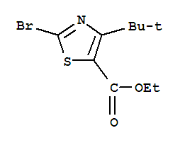 Ethyl 4-tert-butyl-2-bromothiazole-5-carboxylate Structure,81569-31-5Structure