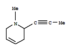 Pyridine, 1,2,3,6-tetrahydro-1-methyl-2-(1-propynyl)-(9ci) Structure,81585-26-4Structure