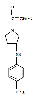 1-Boc-3-(4-trifluoromethyl-phenylamino)-pyrrolidine Structure,816468-48-1Structure