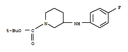 1-Boc-3-(4-fluoro-phenylamino)-piperidine Structure,816468-54-9Structure