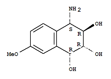 1,2,3-Naphthalenetriol, 4-amino-1,2,3,4-tetrahydro-7-methoxy-, (1r,2r,3r,4s)-(9ci) Structure,817555-60-5Structure