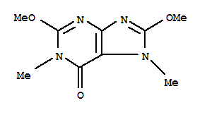 6H-purin-6-one,1,7-dihydro-2,8-dimethoxy-1,7-dimethyl-(9ci) Structure,817631-44-0Structure