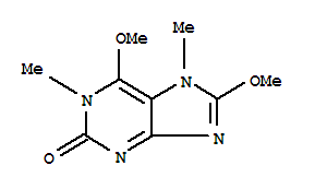 2H-purin-2-one,1,7-dihydro-6,8-dimethoxy-1,7-dimethyl-(9ci) Structure,817631-48-4Structure