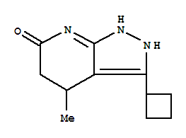 6H-pyrazolo[3,4-b]pyridin-6-one,3-cyclobutyl-1,2,4,5-tetrahydro-4-methyl-(9ci) Structure,817641-90-0Structure