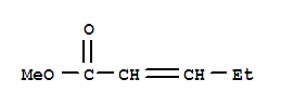 Methyl 2-pentenoate Structure,818-59-7Structure