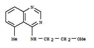 4-Quinazolinamine,n-(2-methoxyethyl)-5-methyl-(9ci) Structure,819793-33-4Structure