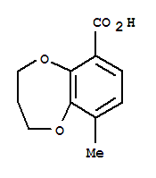 2H-1,5-benzodioxepin-6-carboxylicacid,3,4-dihydro-9-methyl-(9ci) Structure,819800-59-4Structure