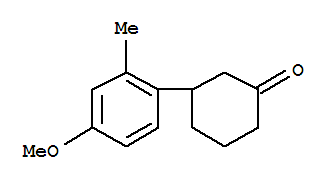 Cyclohexanone,3-(4-methoxy-2-methylphenyl)-(9ci) Structure,819849-78-0Structure