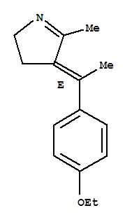 2H-pyrrole,4-[1-(4-ethoxyphenyl)ethylidene]-3,4-dihydro-5-methyl-,(4e)-(9ci) Structure,820213-27-2Structure