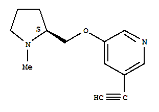 Pyridine, 3-ethynyl-5-[[(2s)-1-methyl-2-pyrrolidinyl]methoxy]-(9ci) Structure,820231-75-2Structure