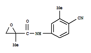 Oxiranecarboxamide, n-(4-cyano-3-methylphenyl)-2-methyl-(9ci) Structure,821765-08-6Structure