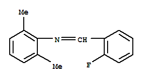 Benzenamine, n-[(2-fluorophenyl)methylene]-2,6-dimethyl-(9ci) Structure,823196-34-5Structure