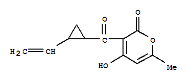 2H-pyran-2-one, 3-[(2-ethenylcyclopropyl)carbonyl]-4-hydroxy-6-methyl-(9ci) Structure,823792-56-9Structure