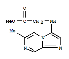 Glycine, n-(6-methylimidazo[1,2-a]pyrazin-3-yl)-, methyl ester (9ci) Structure,823806-72-0Structure