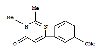 4(3H)-pyrimidinone,6-(3-methoxyphenyl)-2,3-dimethyl-(9ci) Structure,824391-88-0Structure