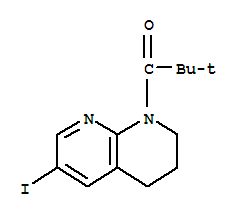 1-(6-Iodo-3,4-dihydro-2h-[1,8]naphthyridin-1-yl)-2,2-dimethyl-propan-1-one Structure,824429-55-2Structure