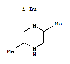 Piperazine, 2,5-dimethyl-1-(2-methylpropyl)-(9ci) Structure,82516-29-8Structure