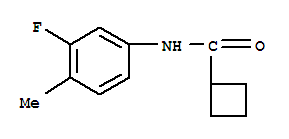 Cyclobutanecarboxamide,n-(3-fluoro-4-methylphenyl)-(9ci) Structure,826999-57-9Structure