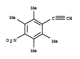 Benzene, 1-ethynyl-2,3,5,6-tetramethyl-4-nitro-(9ci) Structure,827319-19-7Structure