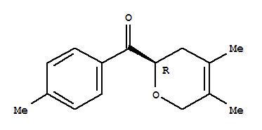 Methanone, [(2r)-3,6-dihydro-4,5-dimethyl-2h-pyran-2-yl](4-methylphenyl)-(9ci) Structure,827337-19-9Structure