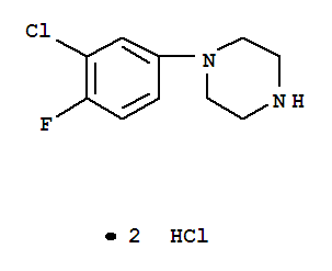 1-(3-Chloro-4-fluorophenyl)-piperazine dihydrochloride Structure,827614-46-0Structure