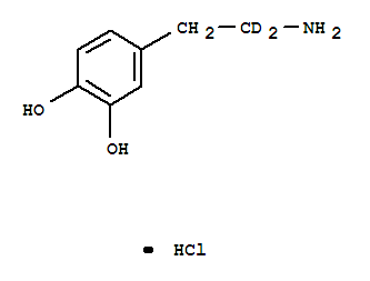 2-(3,4-Dihydroxyphenyl)ethyl-1,1-d2-amine hcl Structure,83008-33-7Structure