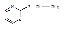 2-Ethenylthio-pyrimidine Structure,83335-28-8Structure