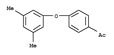 1-(4-(3,5-Dimethylphenoxy)phenyl)ethanone Structure,834885-04-0Structure