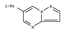 Pyrazolo[1,5-a]pyrimidine, 6-(1-methylethyl)-(9ci) Structure,83724-76-9Structure