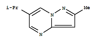 Pyrazolo[1,5-a]pyrimidine, 2-methyl-6-(1-methylethyl)-(9ci) Structure,83724-82-7Structure